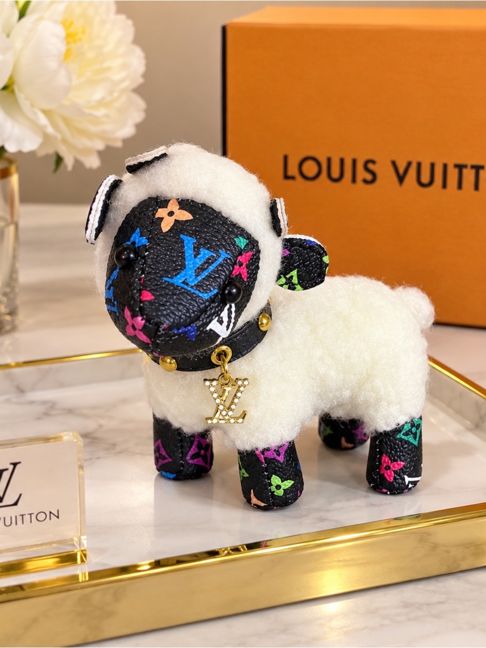 Fashion Sheep Bag Charm Keychain